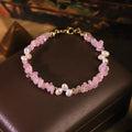 Handmade Natural Rose Quartz Bracelet for Women